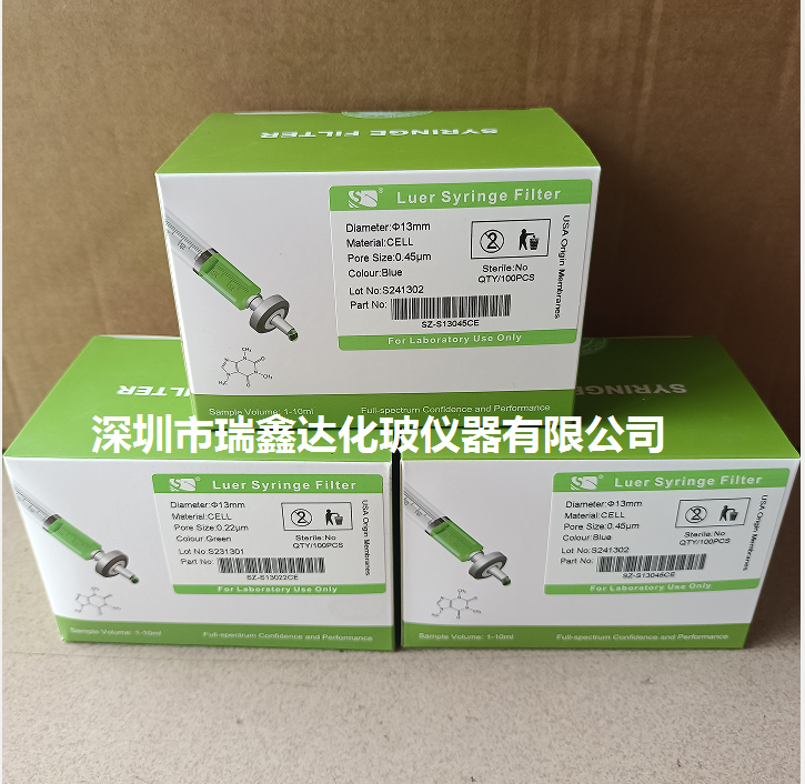 实验室过滤头CELL针式过滤器 针筒式过滤头13mm*0.22um