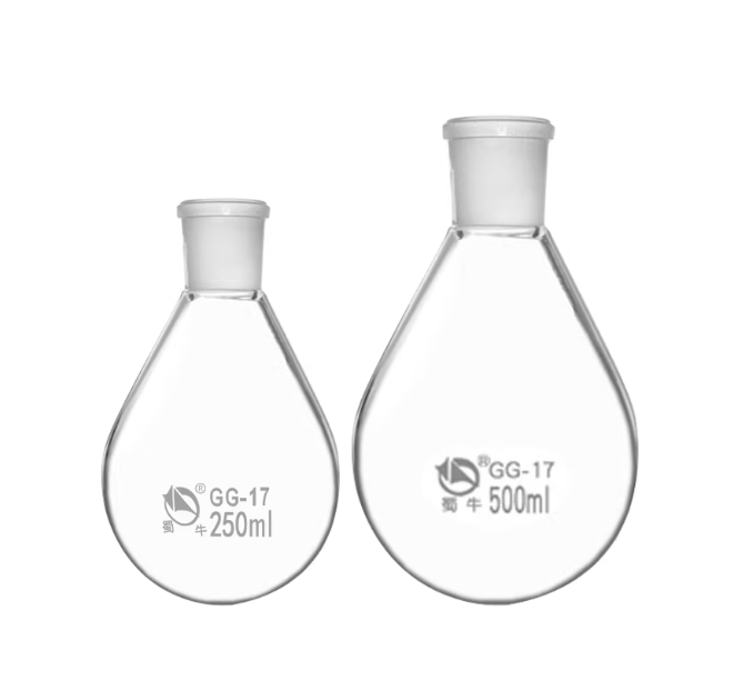 蜀牛茄形烧瓶茄型反应瓶19#/24#旋转蒸发仪烧瓶100 250 500 1000 2000ml